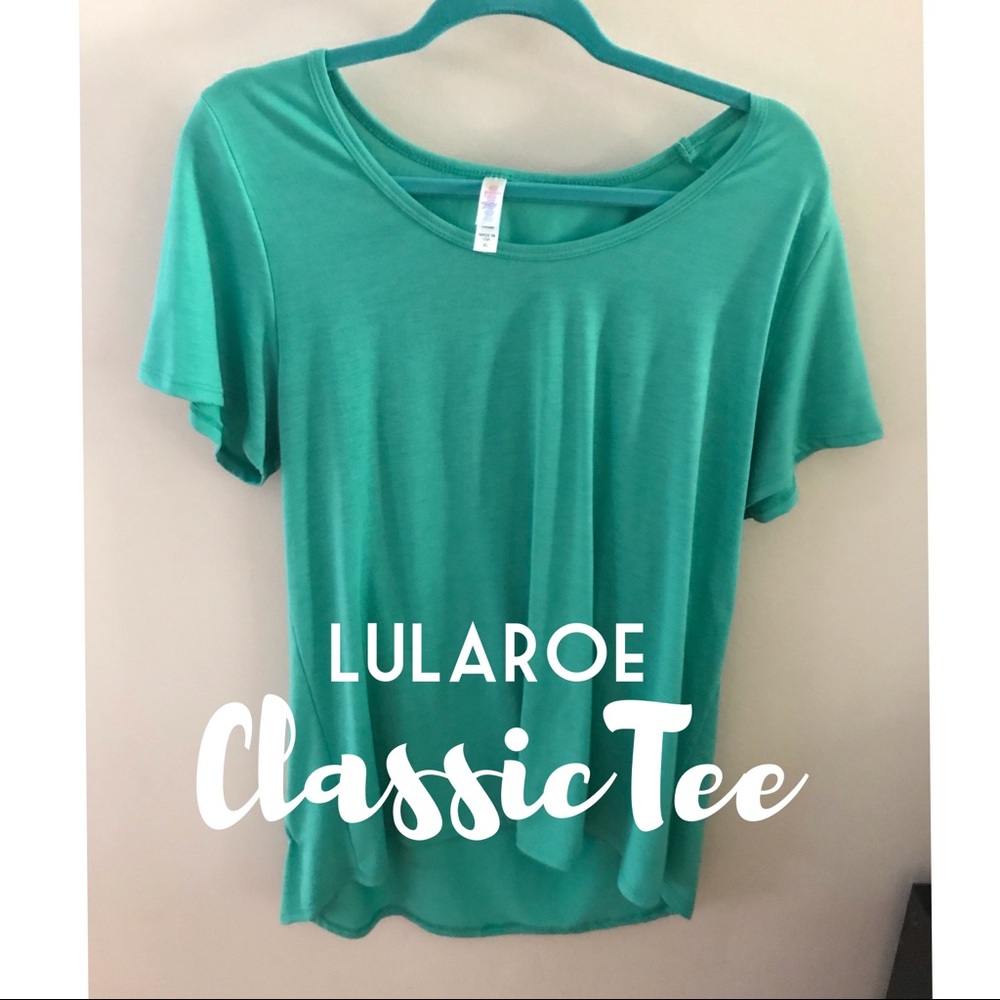 Green LuLaRoe Classic Tee Size XL